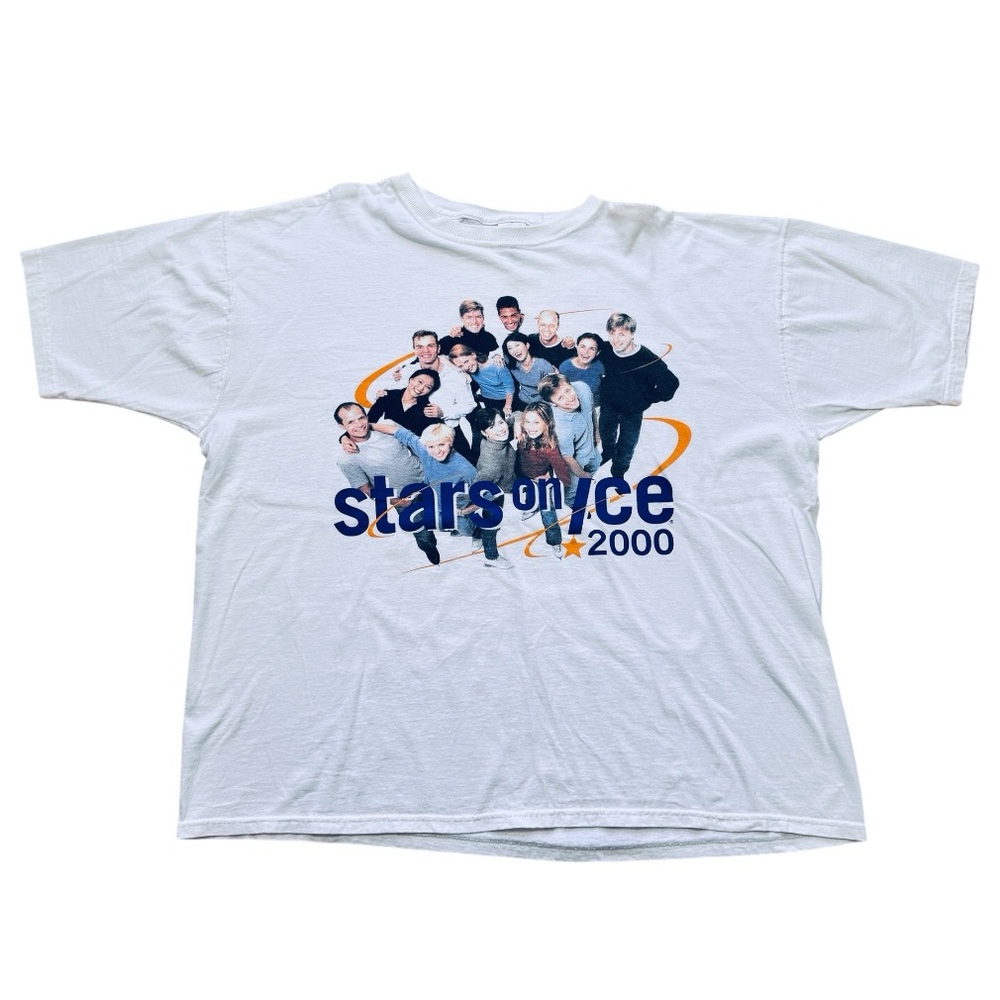 Y2K Stars on Ice 2000 T-shirt Size XXL